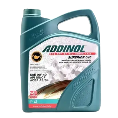 روغن موتور ادینول 0w-40 SN 