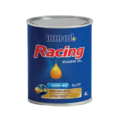 روغن موتور ایرانول RACING مدل ۱۰w-40 SL حجم 4 لیتر