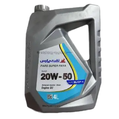 روغن موتور نفت پارس مدل سوپر پایا 20W50 